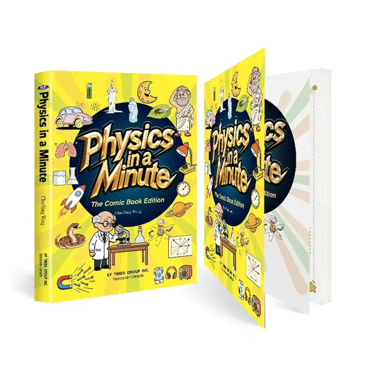 Physics in a minute - Kids Stem Comic style