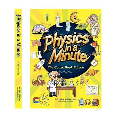 Physics in a minute - Kids Stem Comic style