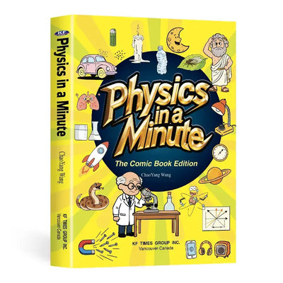 Physics in a minute - Kids Stem Comic style
