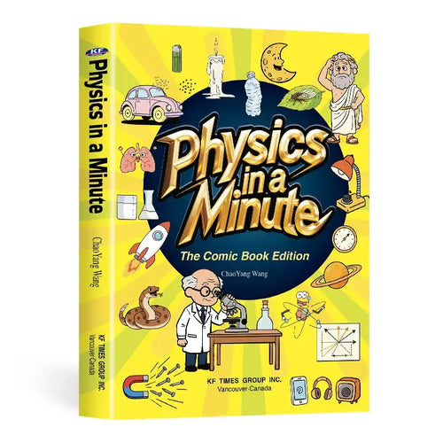 Physics in a minute - Kids Stem Comic style